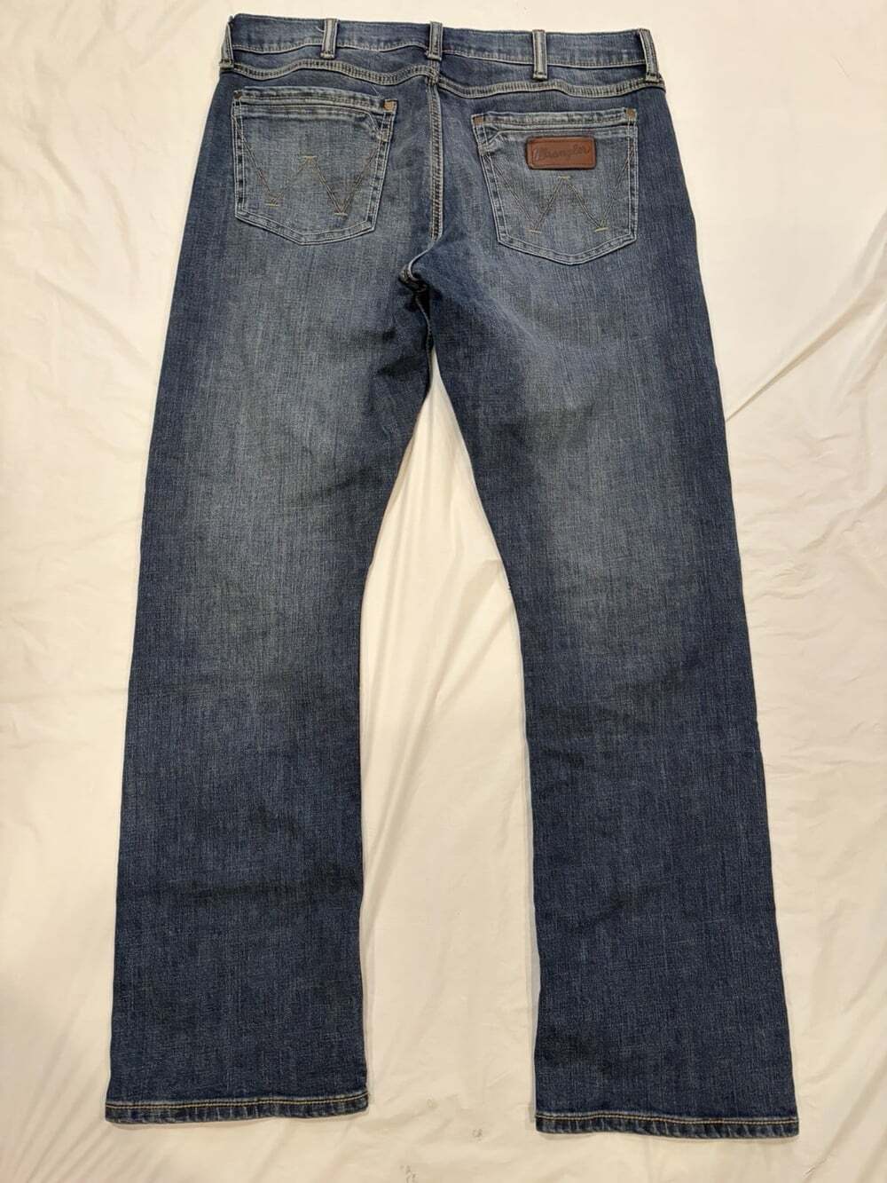 Wrangler Retro Jeans Slim Boot Men's 33x32 Blue Med Wash Slim Boot Western Rodeo